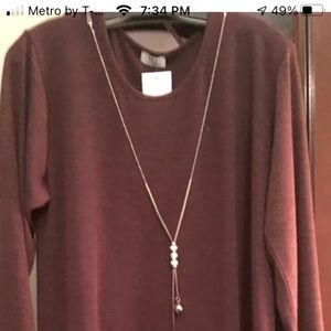 Italian made tunic in wool bland